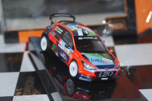 Ixo hyundai i20 r5 aci rally 2020 f.morbidelli 1:43 diecast ram780lq