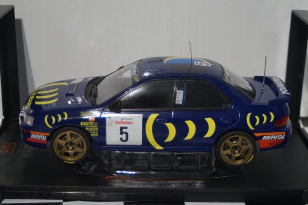 Ixo subaru impreza rally tour de corse 1995 c.mcrae 18rmc063b.20 1:18