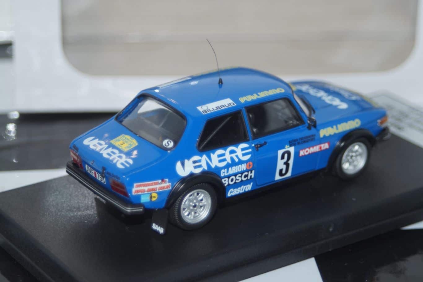 Trofeu DSN163 Saab 99 4th Hankiralli 1981 No.2 Blomqvist / Gröndahl 1/43