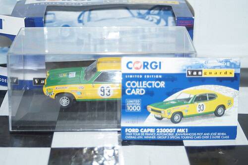 Vanguards ford capri 2300gt mk1 tour de france 1969 va13312  1:43 scale