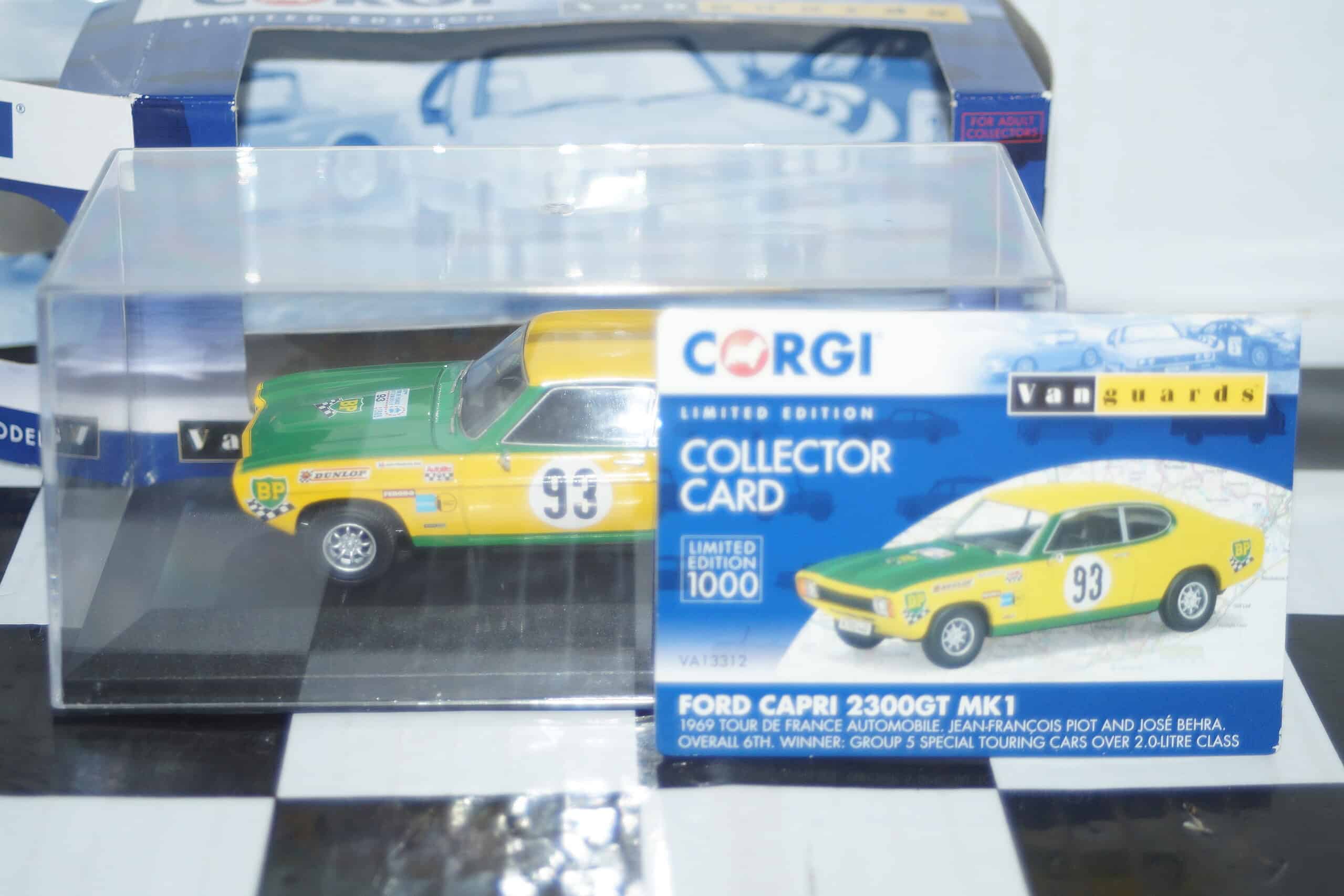 Vanguards ford capri 2300gt mk1 tour de france 1969 va13312 1:43 scale