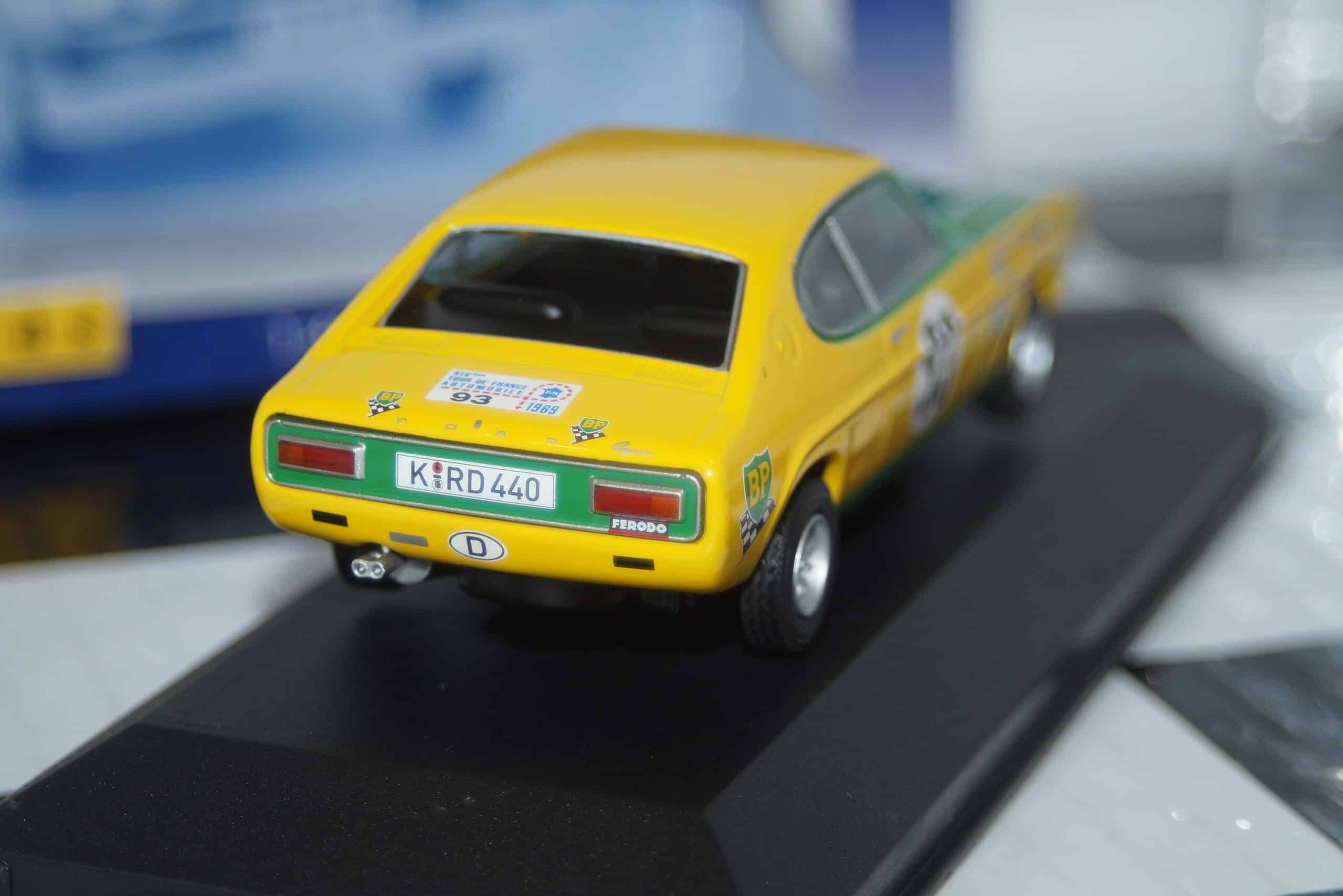 Vanguards ford capri 2300gt mk1 tour de france 1969 va13312 1:43 scale