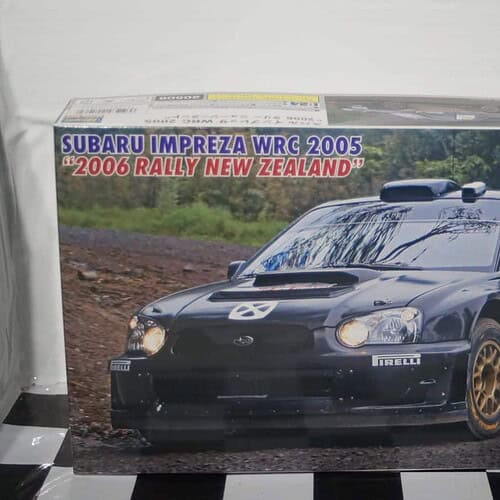 Hasegawa subaru impreza wrc rally new zealand 2005 1:24 model kit 20506