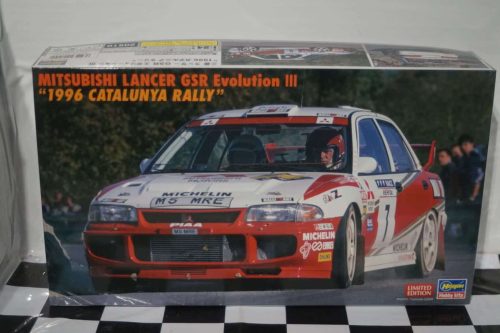 Hasegawa mitsubishi lancer evolution 3 1996 catalunya rally 1:24 model kit 20510