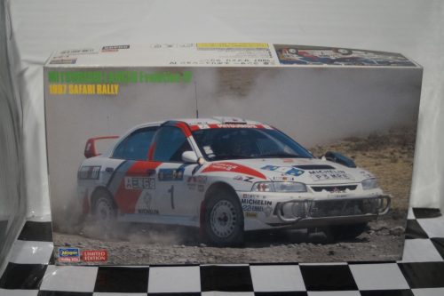 Hasegawa mitsubishi lancer evolution 4 1997 safari rally 1:24 model kit 20395