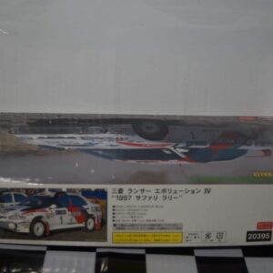 Hasegawa mitsubishi lancer evolution 4 1997 safari rally 1:24 model kit 20395