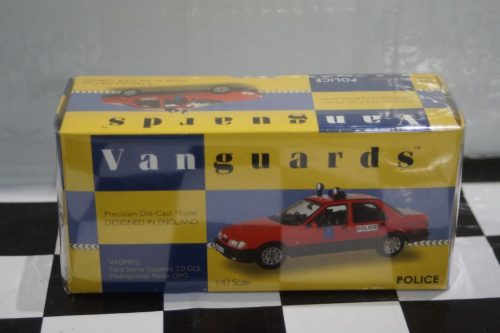 Vanguards ford sierra sapphire 2.0 gls metropolitan police va09902 1:43 scale
