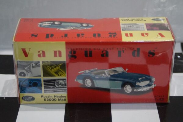 Vanguards austin healey e3000 mk2 blue va05702 1:43 scale