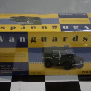 Vanguards land rover series 1 cumberland & westmorland constabulary va11102 1:43 scale
