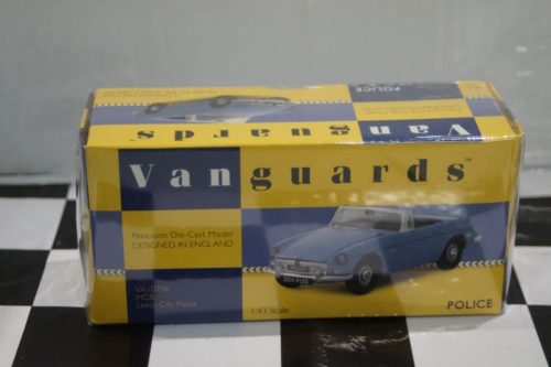 Vanguards mgb leeds city police open top va10706 1:43 scale