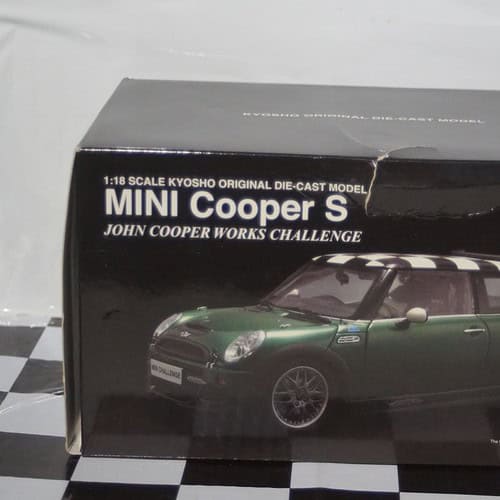 Kyosho Mini BMW Cooper S John Cooper Challenge Green 08557G 1:18
