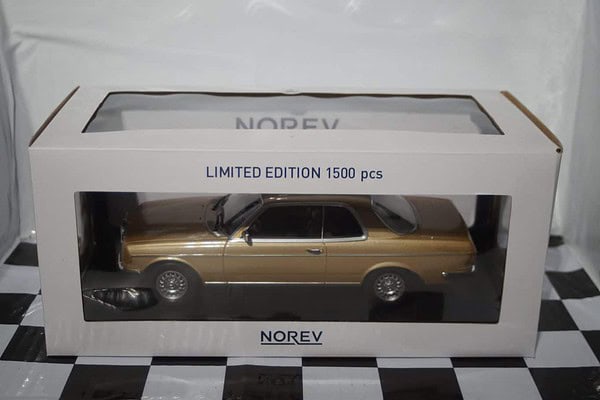 MERCEDES-BENZ 280 CE 1980 Gold 1:18 scale Norev 183587