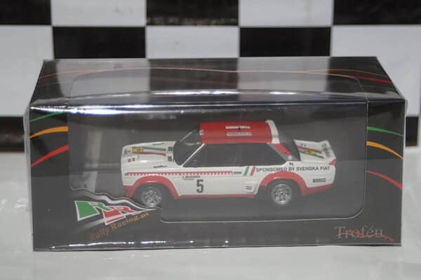 Toyota corolla levin 1000 lakes rally 1977 m.saaristo 1:43rd scale rr.fi 14 trofeu