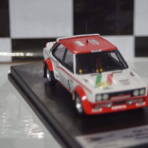 Toyota corolla levin 1000 lakes rally 1977 m.saaristo 1:43rd scale rr.fi 14 trofeu