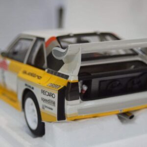 Autoart audi quattro s1 rally sanremo with figure and case 1:18 diecast 88503