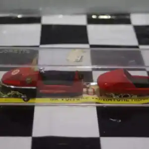 Majorette moto-neige with trailer car 1970 snow mobile in 1:50 nr249