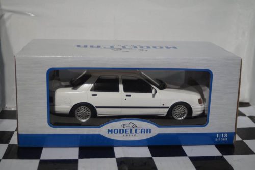 Model car group ford sierra sapphire cosworth white mcg18307