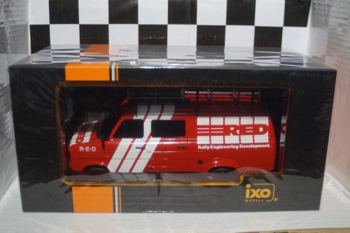 Ixo ford transit mk2 1985 rally r.e.d assistance 1:18 18rmc072xe