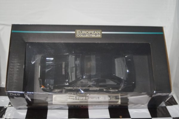 Sunstar ford escort rs turbo 1984 black 4964r 1:18 scale
