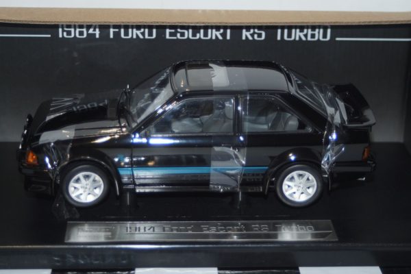 Sunstar ford escort rs turbo 1984 black 4964r 1:18 scale