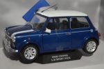 Solido Mini Cooper Sport 1997 Tahiti Blue 1:18 Diecast S1800601