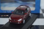 MinichampsFordFocusDoorHatchbackmaroonMINFOCU:diecast