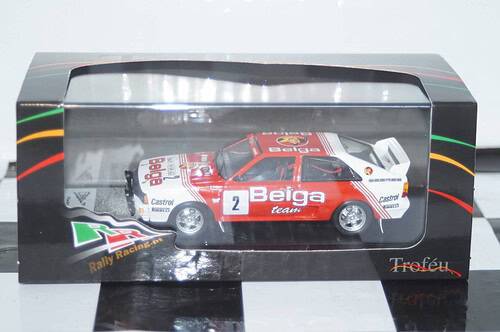 Audi quattro bouces de spa 1985 b.waldegaard 1:43rd scale rr.be 34 trofeu