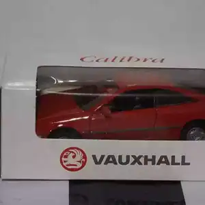 Gama vauxhall calibra 16v red in vauxhall box in 1:43 scale diecast model