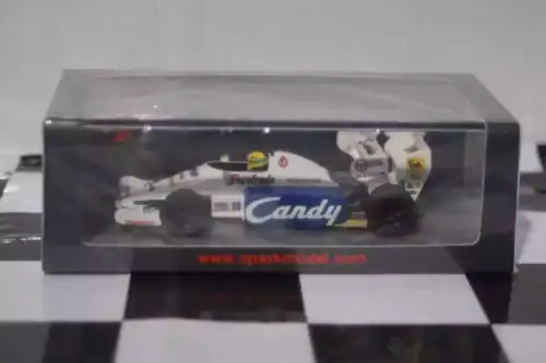 Spark toleman tg 184 monaco gp 1984 ayrton senna 1:43 resin s2778