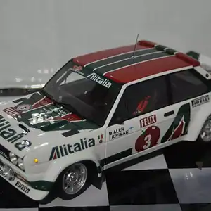 Kyosho fiat 131 abarth 1978 1000 lakes rally 08376e 1:18 diecast