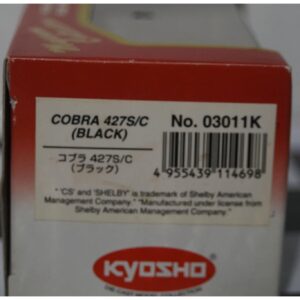 Kyosho Shelby Cobra 427S/C Black 1:43 03011k