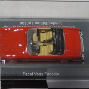 NEO Models Facel Vega Facellia Red NEO43414 1:43 scale