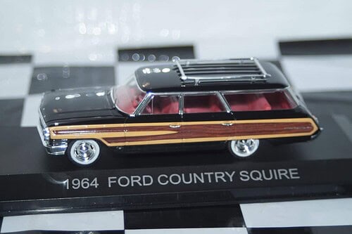 Premium x diecast ford country squire 1964 black pr010 1:43