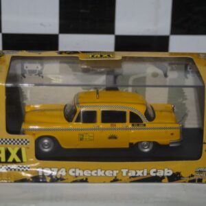 Greenlight checker taxi cab 1974 1:43 diecast 86601