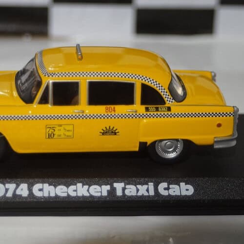 Greenlight checker taxi cab 1974 1:43 diecast 86601