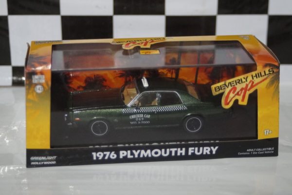 Greenlight plymouth fury 1976 beverly hills cop 1:43 diecast 86566