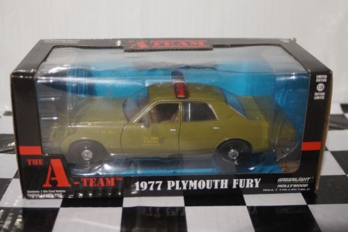 Greenlight a team 1977 plymouth fury diecast 84103 1:24