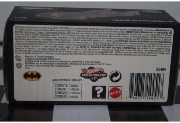 Hotwheels 1969 Batmobile 1:43 X5494
