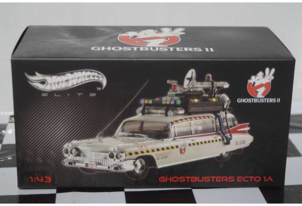 Hotwheels elite ecto 1 ghostbusters 1:43 x5495