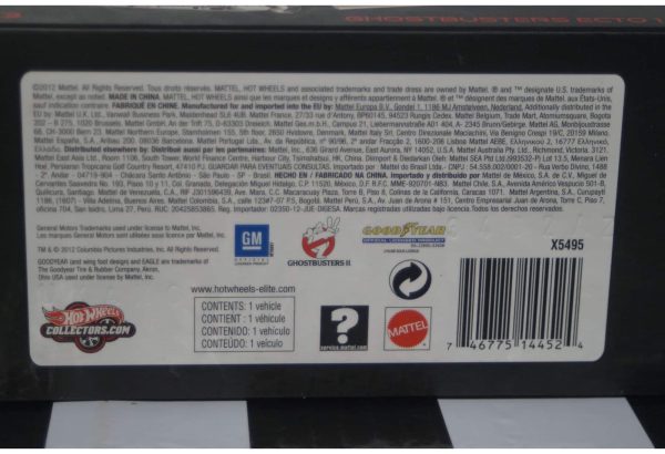 Hotwheels elite ecto 1 ghostbusters 1:43 x5495