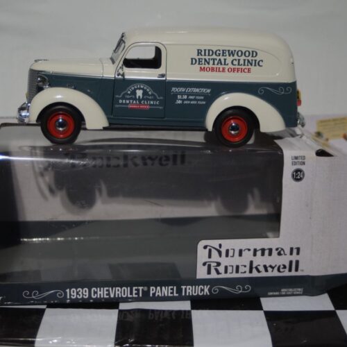 Greenlight 1939 Chevrolet Van Norman Rockwell 1:24 Diecast 18249