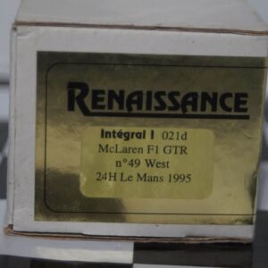 Renaissance Mclaren F1 GTR 24H Le Mans 1995 1:43 021d
