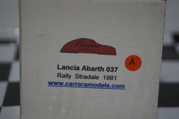 Carrara models lancia 037 stradale in red 1/43 scale