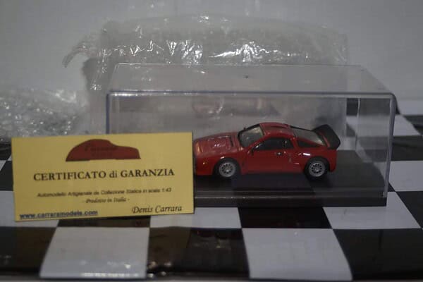 Carrara models lancia 037 stradale in red 1/43 scale