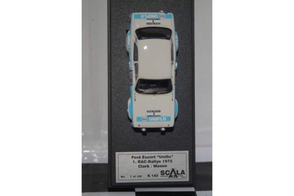 Scala 43 ford escort mk1 rac rally 1972 r.clark 1/43 scale k143