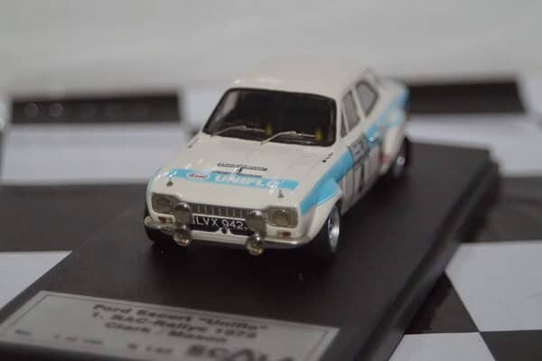 Scala 43 ford escort mk1 rac rally 1972 r.clark 1/43 scale k143