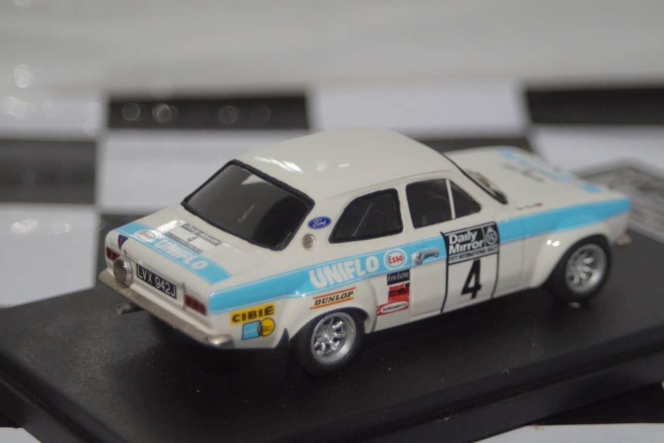 Scala 43 Ford Escort Mk1 RAC Rally 1972 R.Clark 1/43 Scale K143