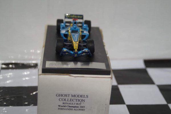 Automodel art renault r25 world champion f.alonso 2005 1/43 white metal built kit