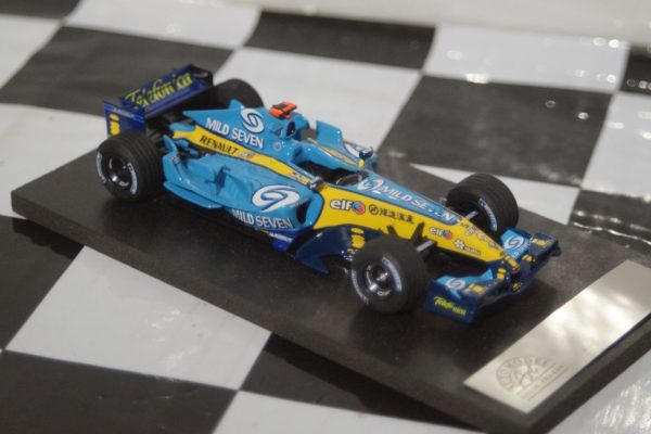 Automodel art renault r25 world champion f.alonso 2005 1/43 white metal built kit
