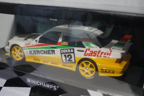 Minichamps mercedes benz 190e evo2 ommen dtm 92 1:18 scale 155923612